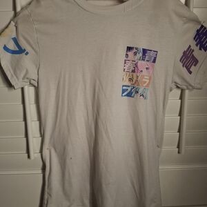 Anime Graphic White T-Shirt